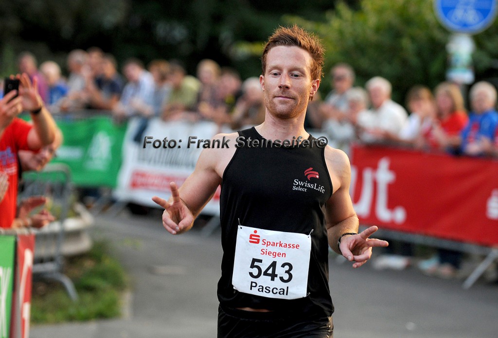 Der Sieger im Halbmarathonlauf: Pascal Friedhoff in 1:25:02 Stunden.