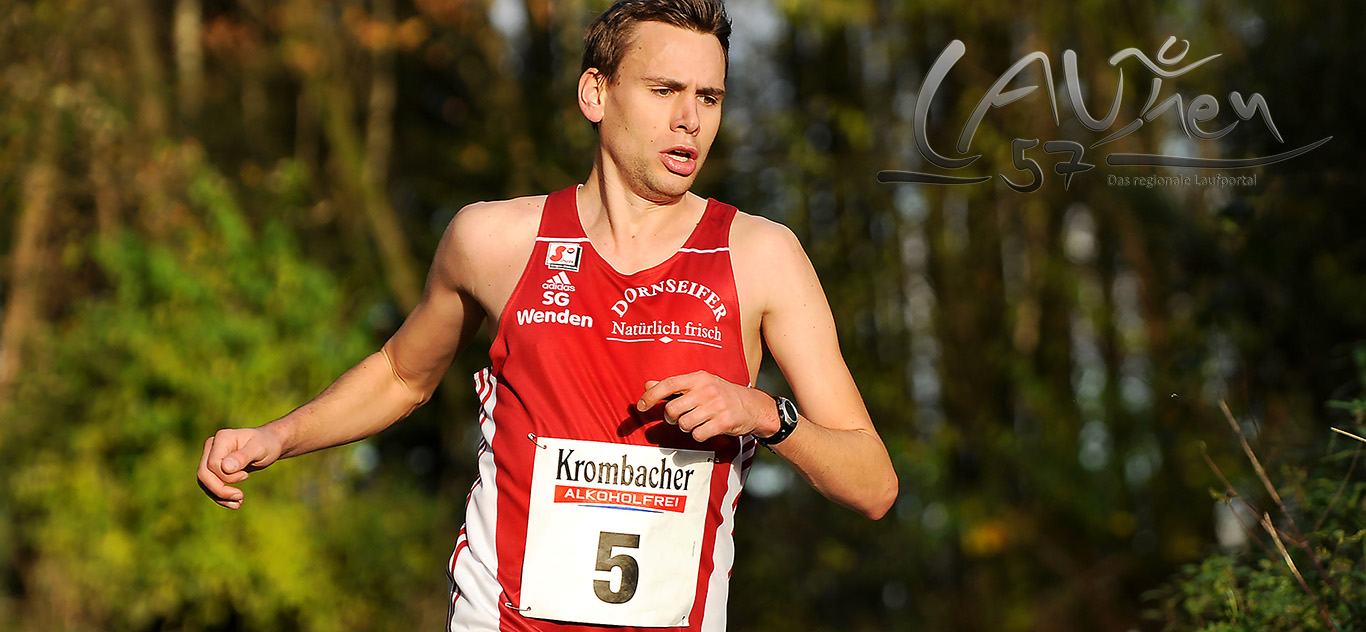 Simon Huckestein gewinnt bei den Westdeutschen Meisterschaften den Titel des NRW-Meisters über 10 Kilometer in neuer persönlicher Bestzeit von 31:29 Minuten.  Archivfoto