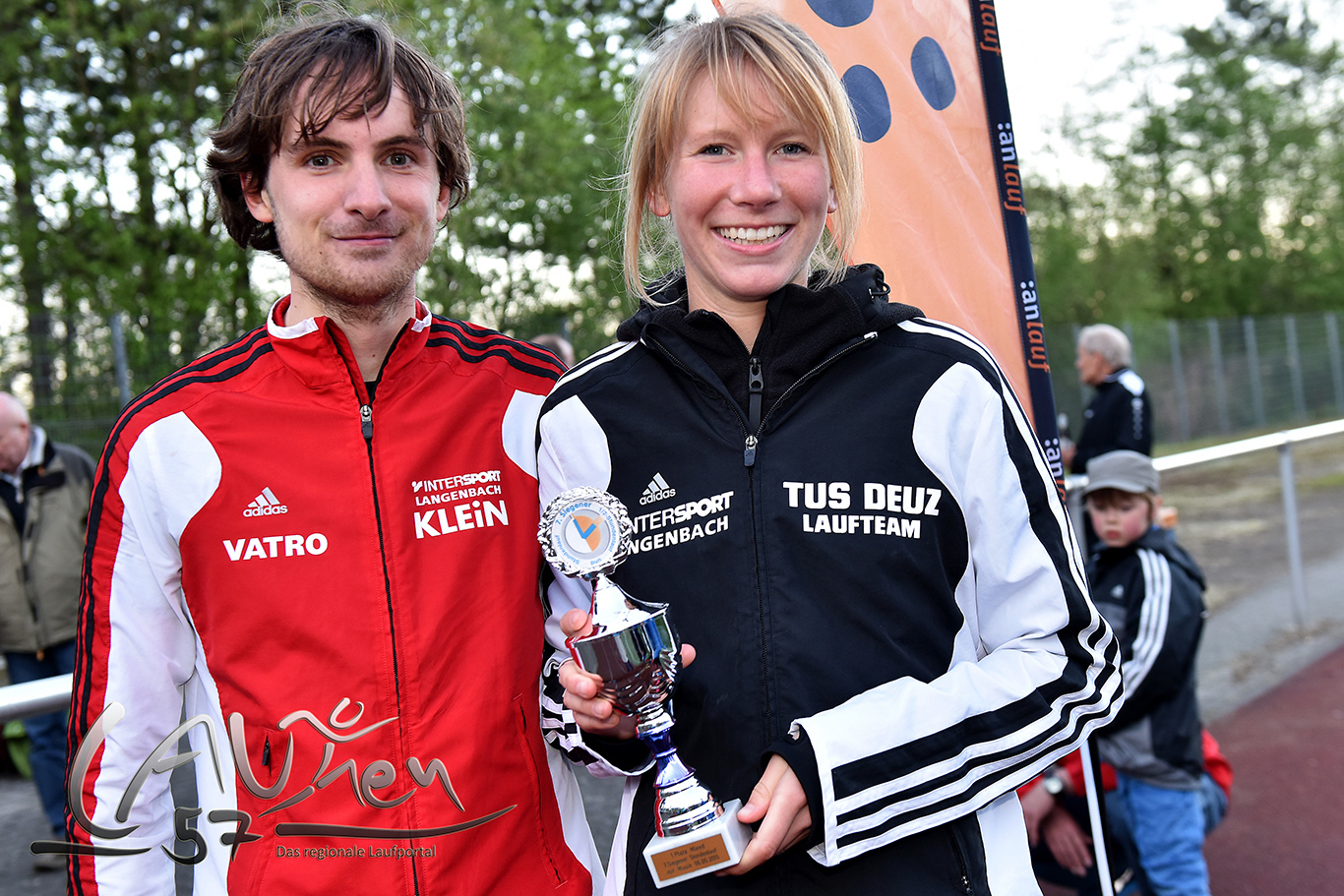 Rebekka Otterbau und Manuel Wörmann gewannen die Mixedwertung mit 17.100 Metern.