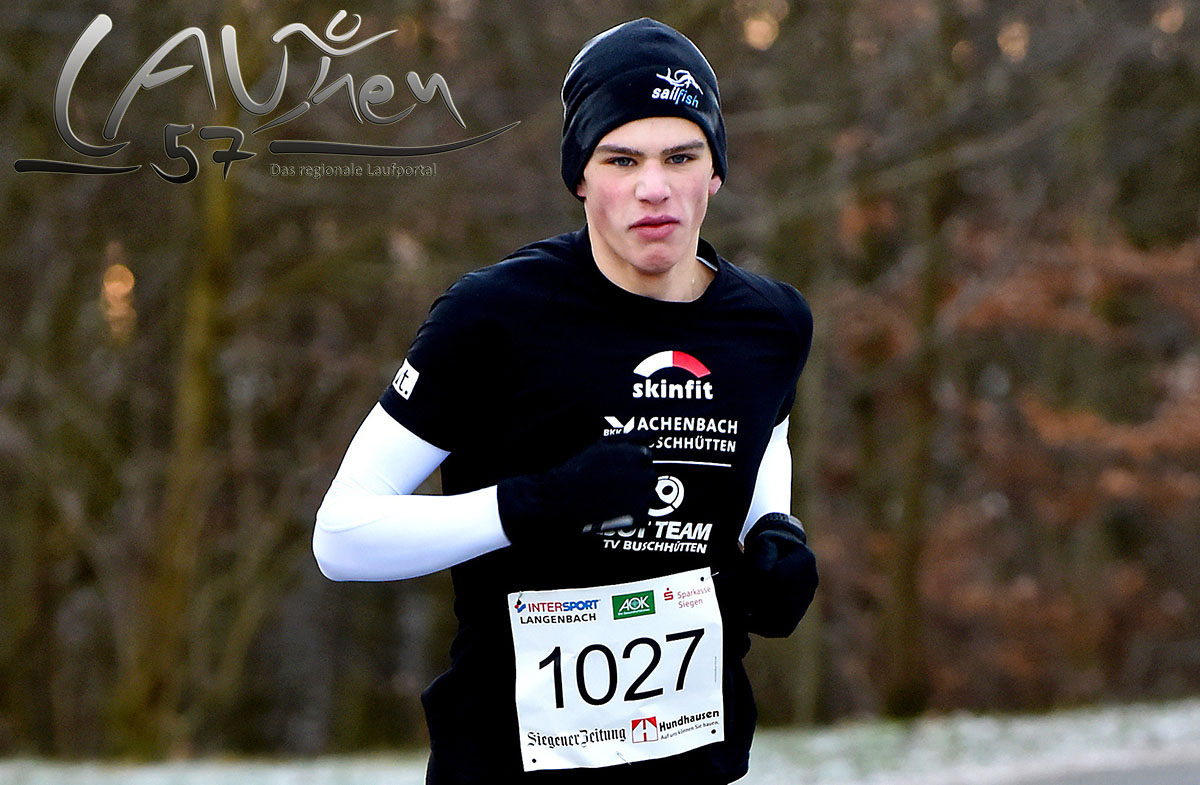 Maximilian Hackler (EJOT TVG Buschhütten) war der schnellste Schüler im Lauf über 3 Kilometer.